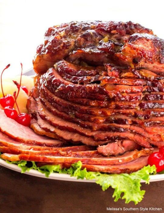Slow Cooked Pineapple Brown Sugar Glazed Ham