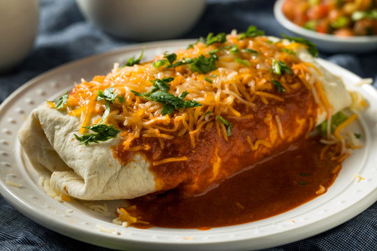 Smothered Beef & Bean Burrito