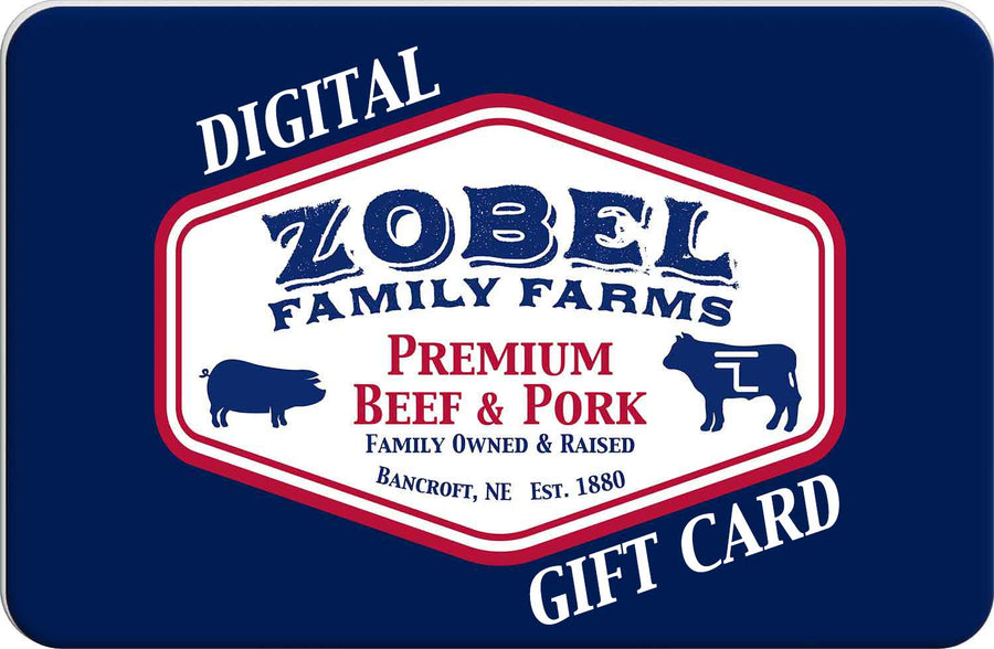 Purchase a DIGITAL Zobel Family Farms Gift Card