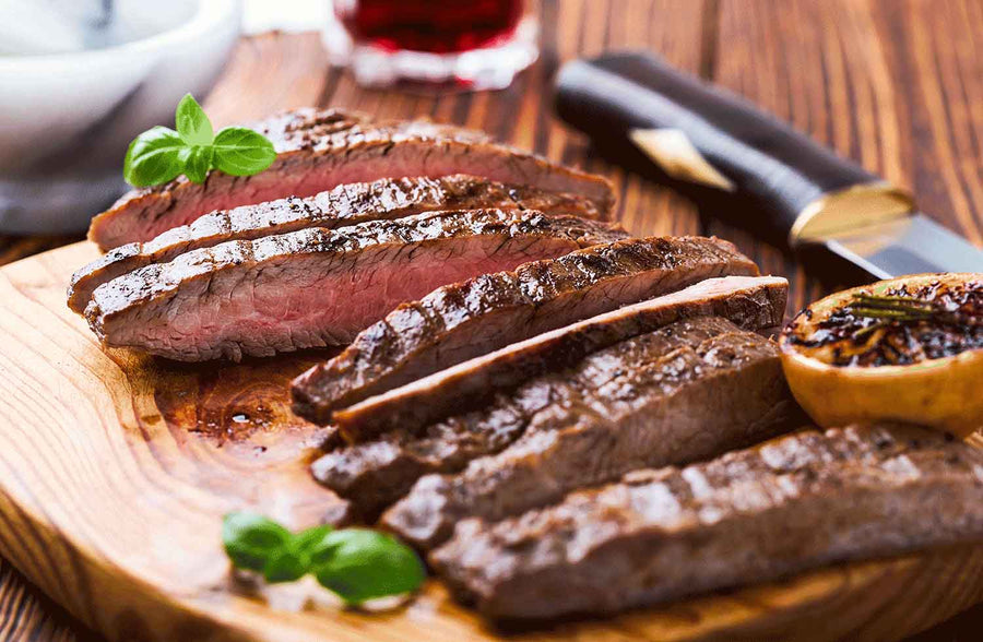 Skirt Steaks, inside and outside, are trimmed and boneless beef cuts with deep and rich beefy flavor.