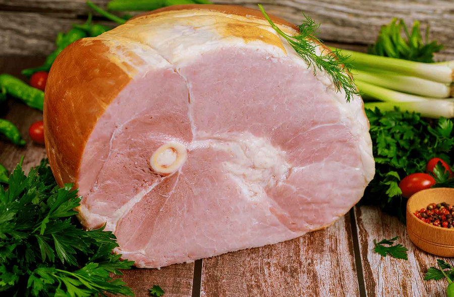 Premium Cured Ham Roast with bone in.